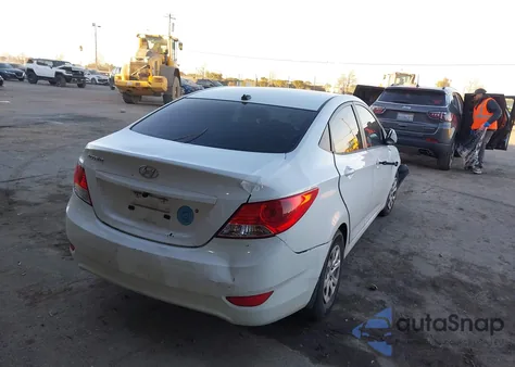 2013 Hyundai Accent Gls z USA, uszkodzony, nr VIN KMHCT4AE9DU423322